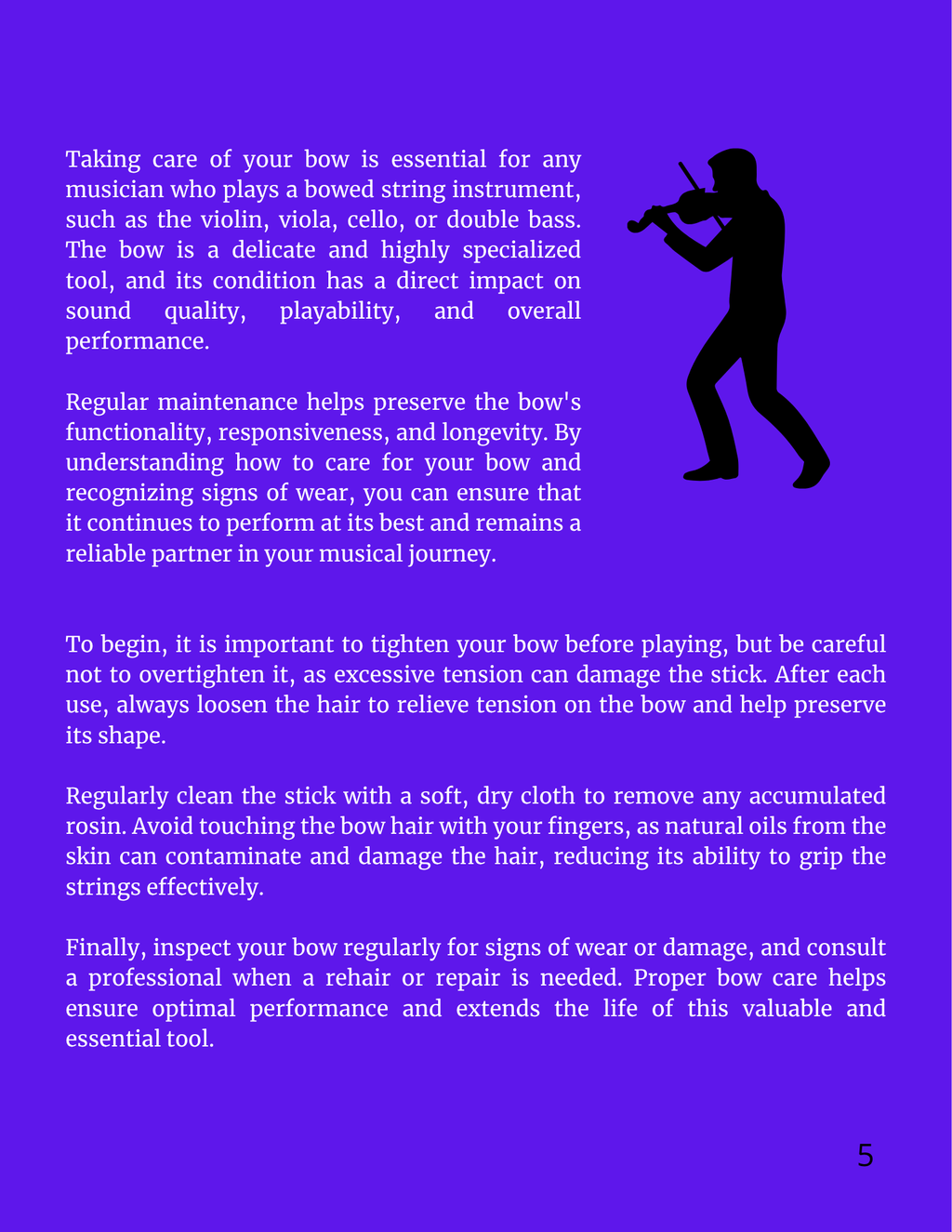 📖 Musician's guide