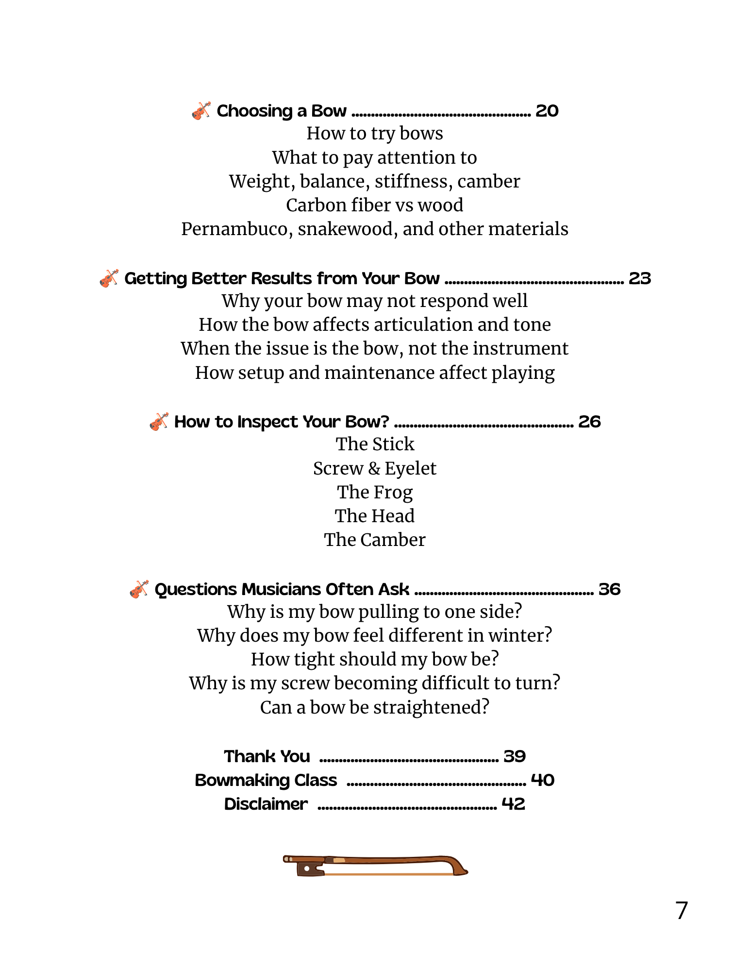 📖 Musician's guide